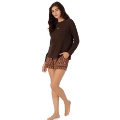 DKNYEnsemble pyjama shortchocolat