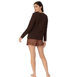 DKNYEnsemble pyjama shortchocolat
