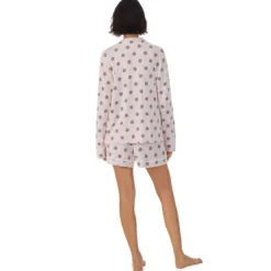 DKNYPyjama avec un short et haut manches longues noir