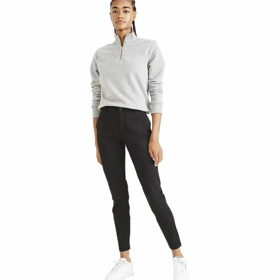 DockersPantalon chino skinny noir en coton
