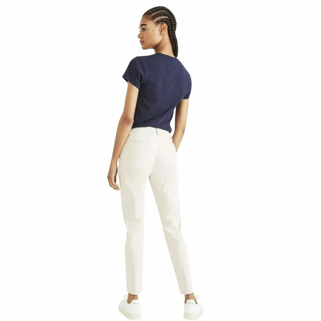 DockersPantalon chino skinny beige en coton