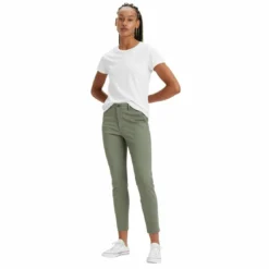 DockersPantalon chino skinny vert en coton