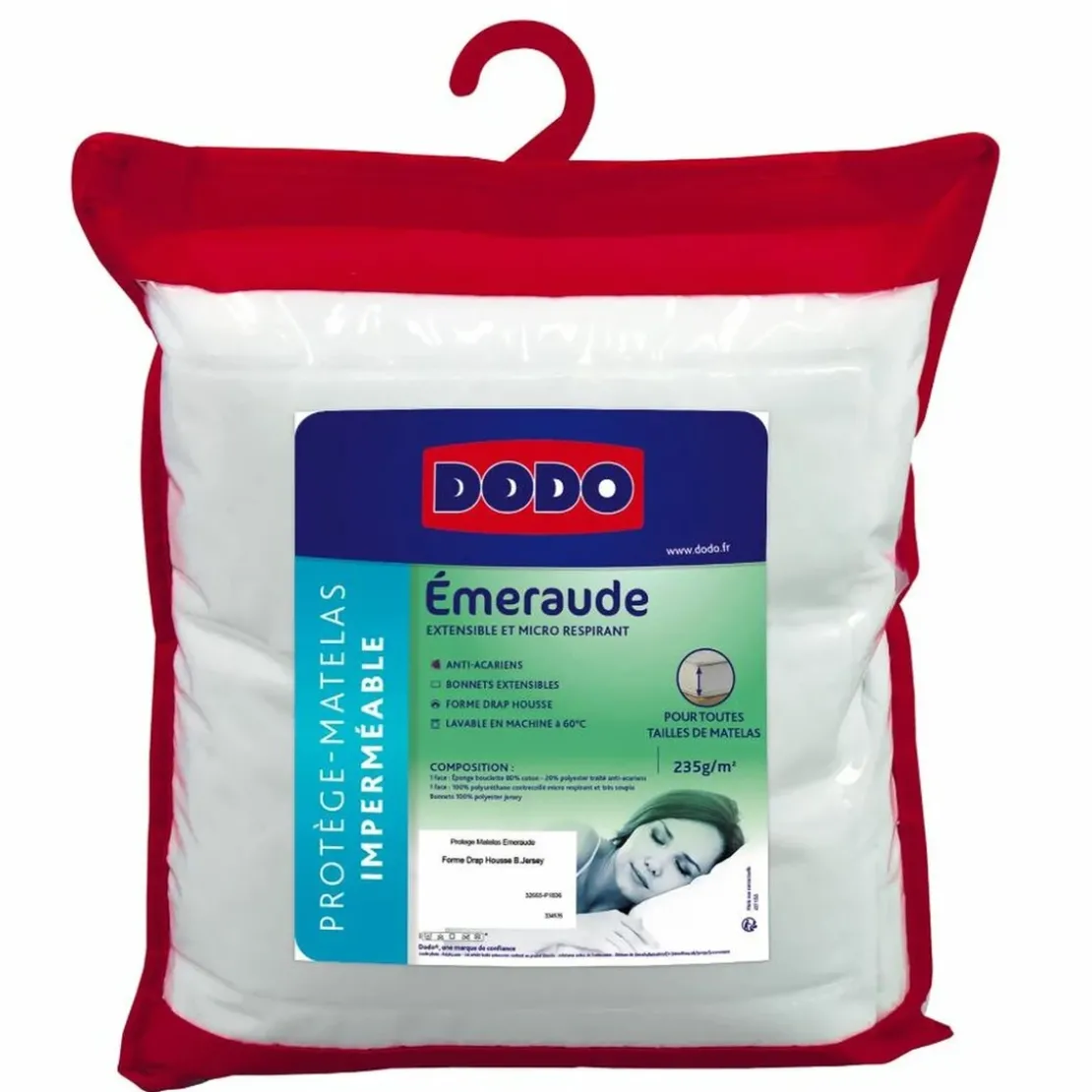 DodoAlèse - Protège Matelas Imperméable Emeraude DODO