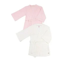 Dodo HomewearVeste Femme Rose Clair en coton