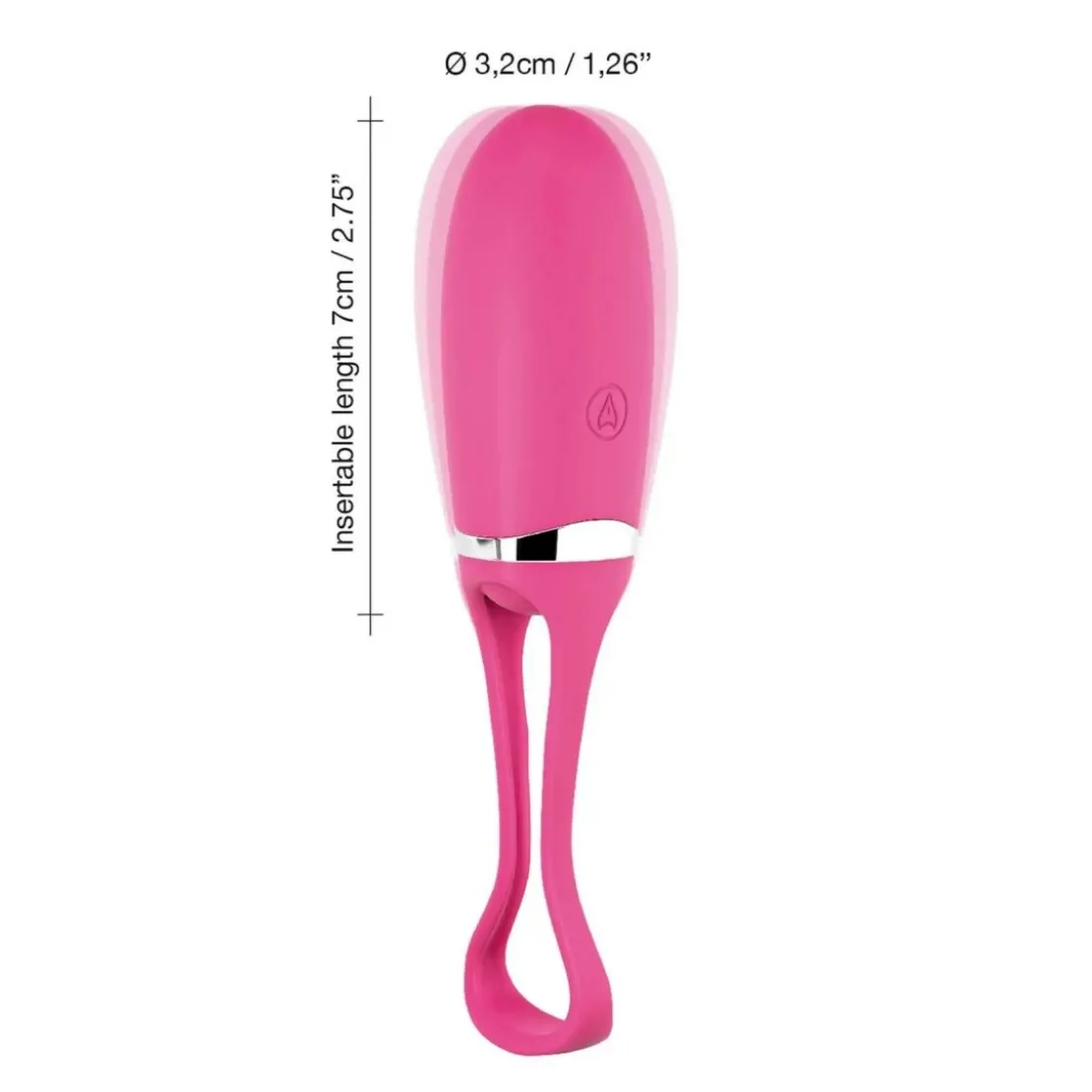 DorcelVibromasseur télécommandé SECRET DELIGHT MAGENTA - Rose Dorcel