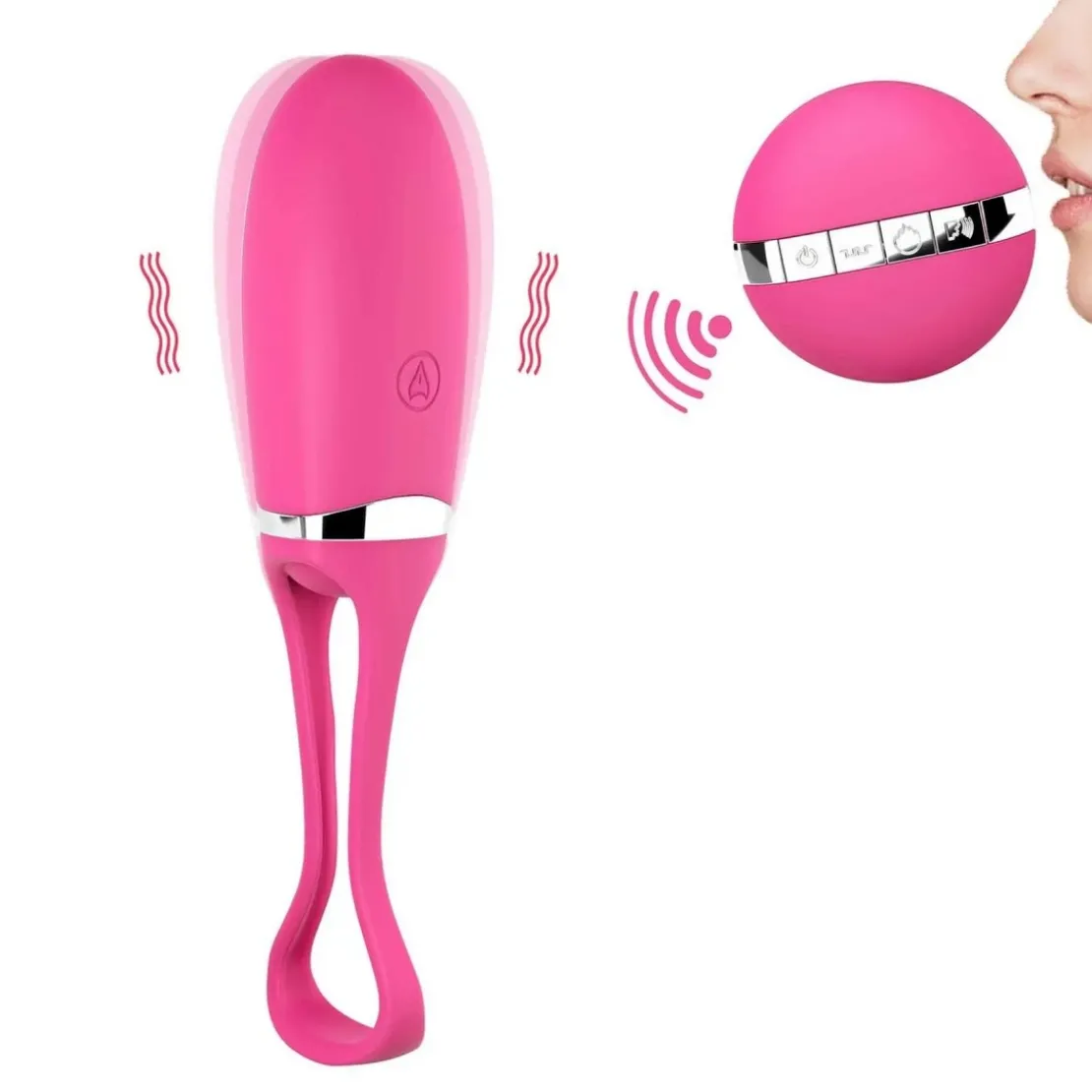 DorcelVibromasseur télécommandé SECRET DELIGHT MAGENTA - Rose Dorcel