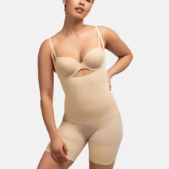 Dorinacombinaison gainante à poitrine ouvert beige- ABSOLUTE SCULPT