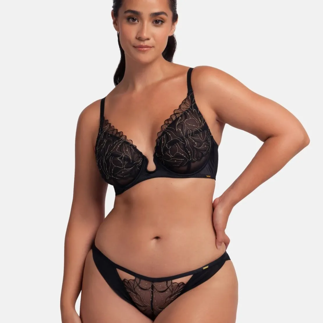 DorinaCulotte brésilienne noir- AINSLEY