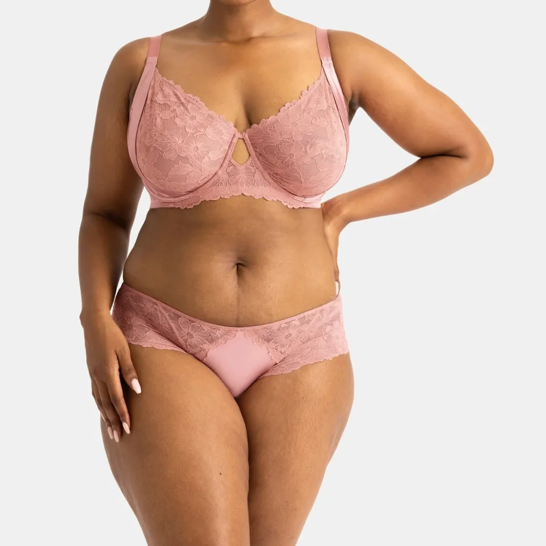 DorinaCulotte en dentelle - Rose- AKIRA