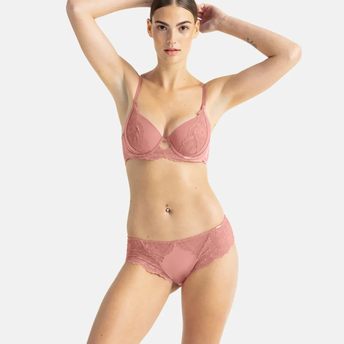 DorinaCulotte en dentelle - Rose- AKIRA