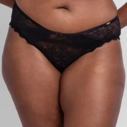 DorinaCulotte hipster échancrée -Noir- HASINA