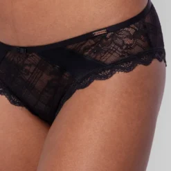 DorinaCulotte hipster échancrée -Noir- HASINA