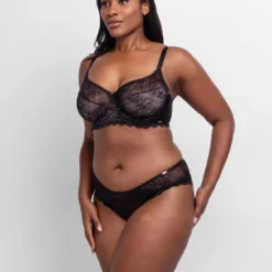 DorinaCulotte hipster échancrée -Noir- HASINA
