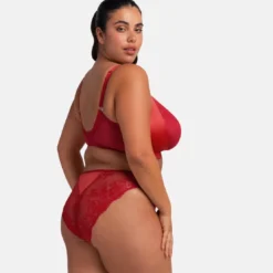 Dorina Culotte rouge en dentelle- ALEXA