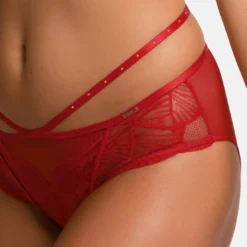 DorinaCulotte taille haute Rouge- ADELINA