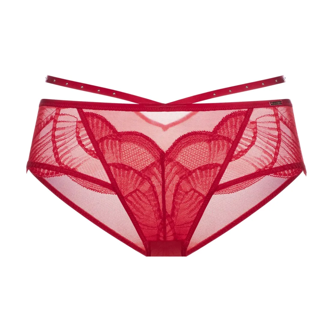 DorinaCulotte taille haute Rouge- ADELINA