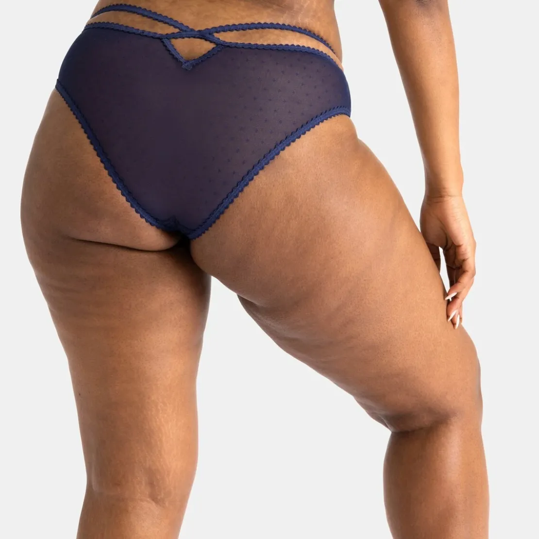 DorinaCulotte transparent - Marine bleu- ANIYAN