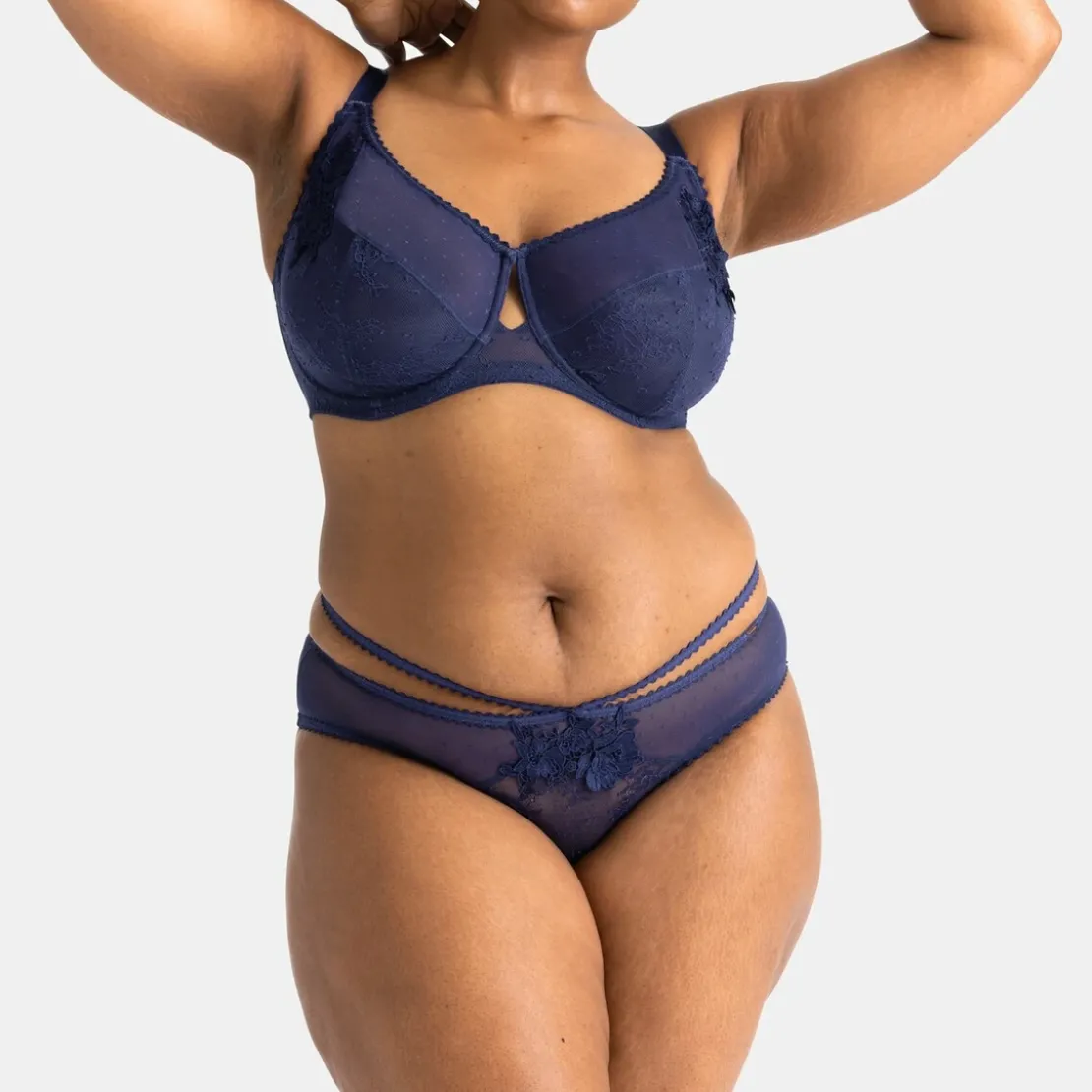 DorinaCulotte transparent - Marine bleu- ANIYAN