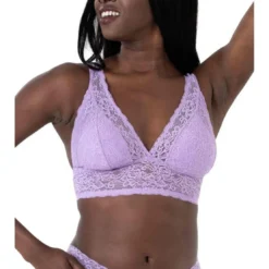 DorinaLot de 2 Bralettes à coques fines sans armatures - Lilas et Blanc- Lana-2PP