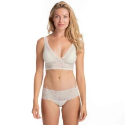 DorinaLot de 2 Bralettes à coques fines sans armatures - Lilas et Blanc- Lana-2PP