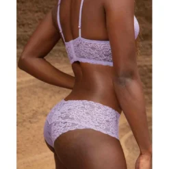 DorinaLot de 2 Bralettes à coques fines sans armatures - Lilas et Blanc- Lana-2PP