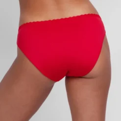 DorinaLot de 2 culottes rouge/noir- SONIA-2PP