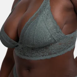 DorinaLot de deux bralettes rembourées légères Vert /Ivoire- LANA/ECO