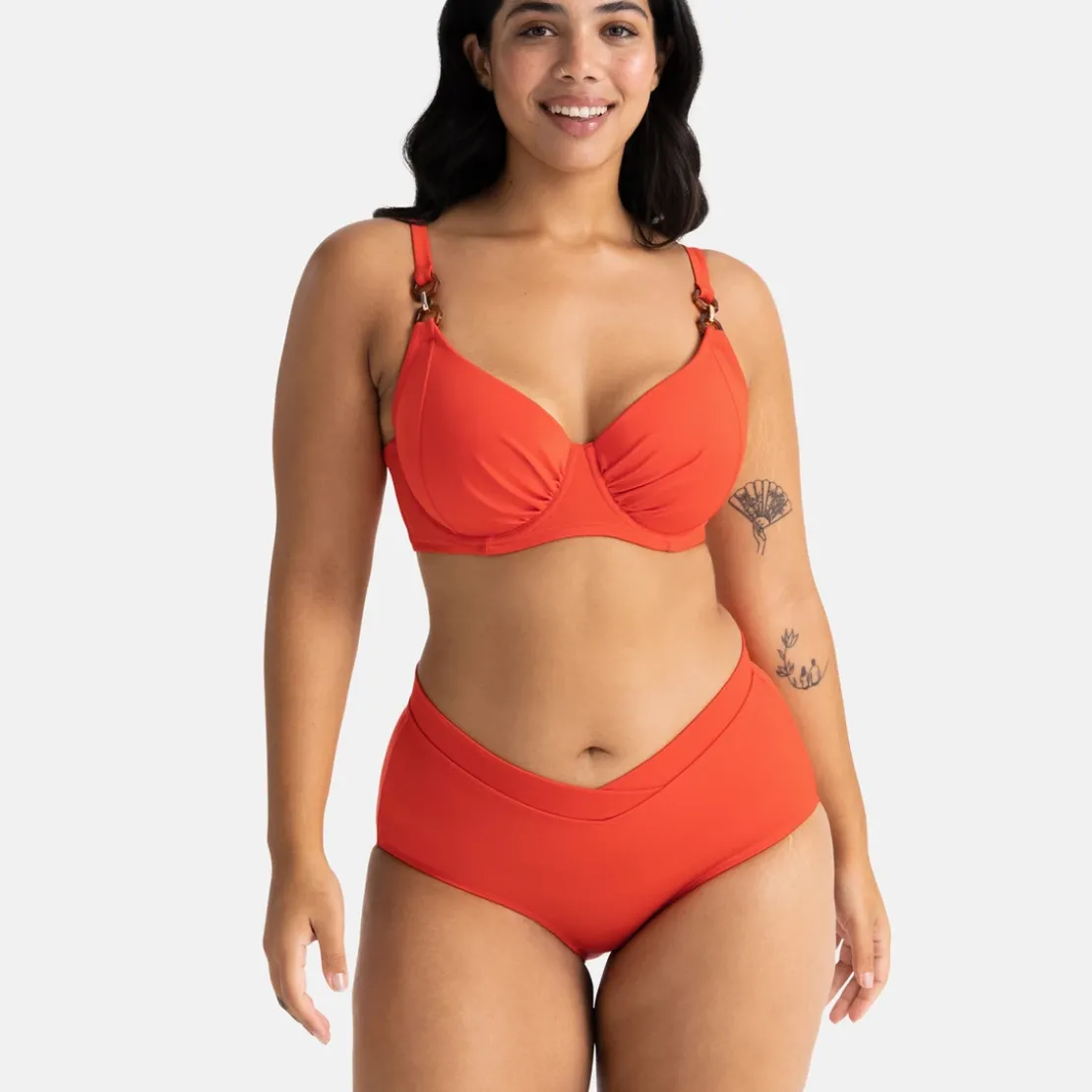 Dorina MaillotsCulotte de bain taille haute - Corail- ODA