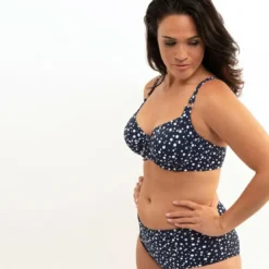 Dorina MaillotsHaut de maillot de bain emboitant bleu- Cannes