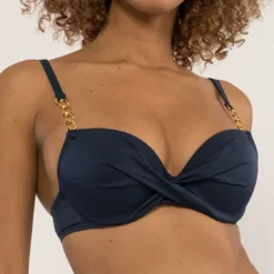 Dorina MaillotsHaut de maillot de bain coques armatures bleu- Filao
