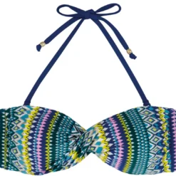 Dorina MaillotsHaut de maillot de bain bandeau armatures multicolore- Veracruz