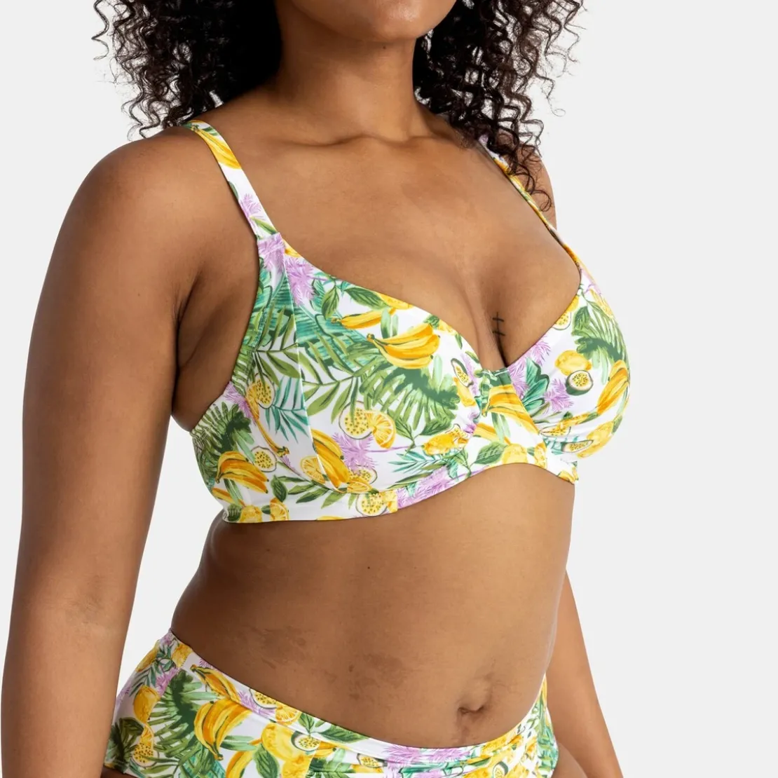 Dorina MaillotsSoutien Gorge de Bain - Blanc imprimé- MONTE SOLARO