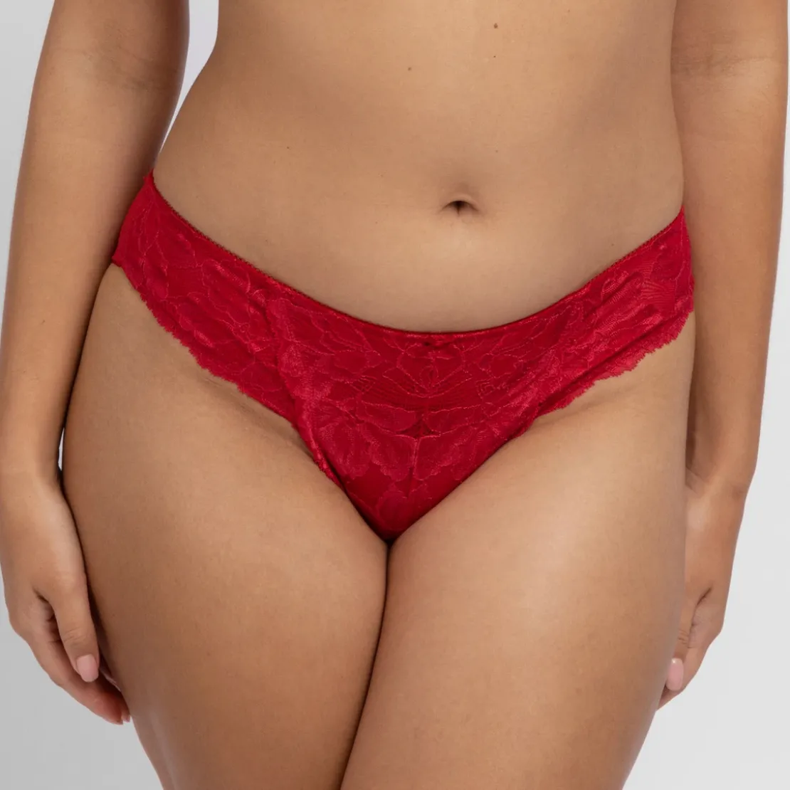 DorinaSlip brésilien rouge- Perfect Lace