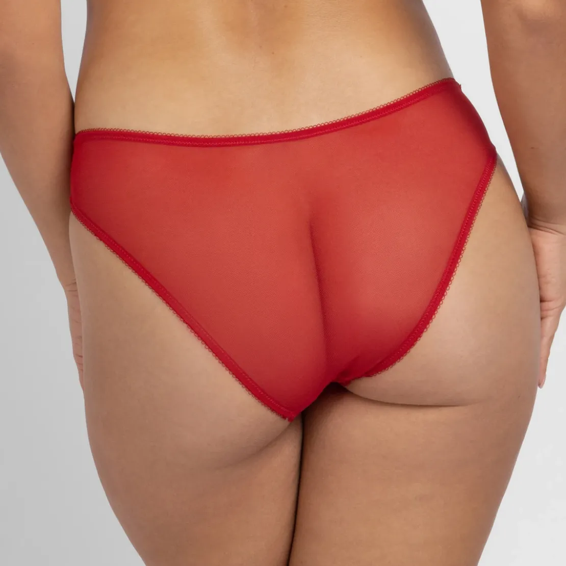 DorinaSlip brésilien rouge- Perfect Lace