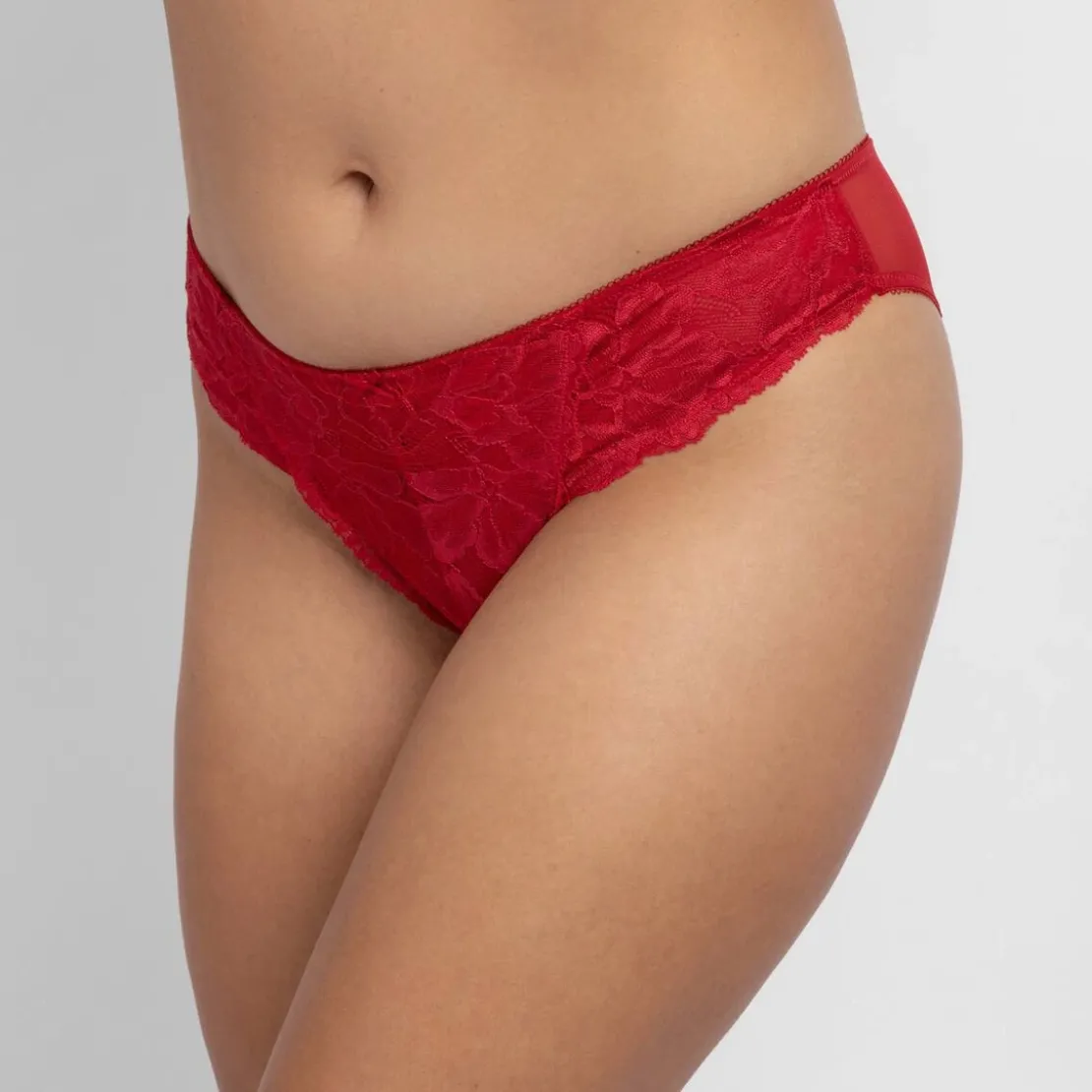 DorinaSlip brésilien rouge- Perfect Lace