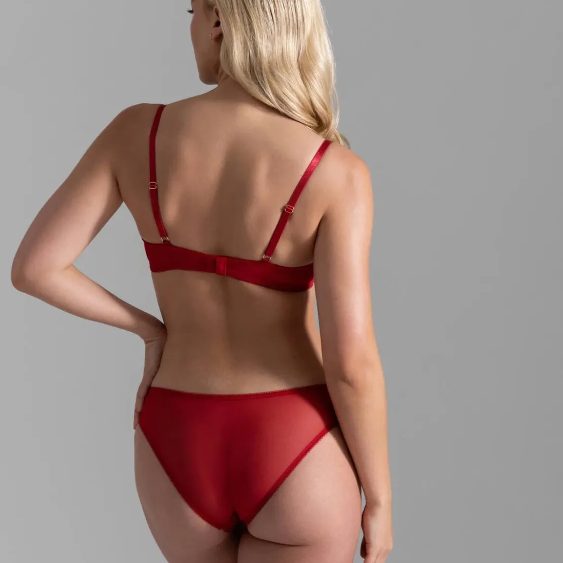 DorinaSlip brésilien rouge- Perfect Lace