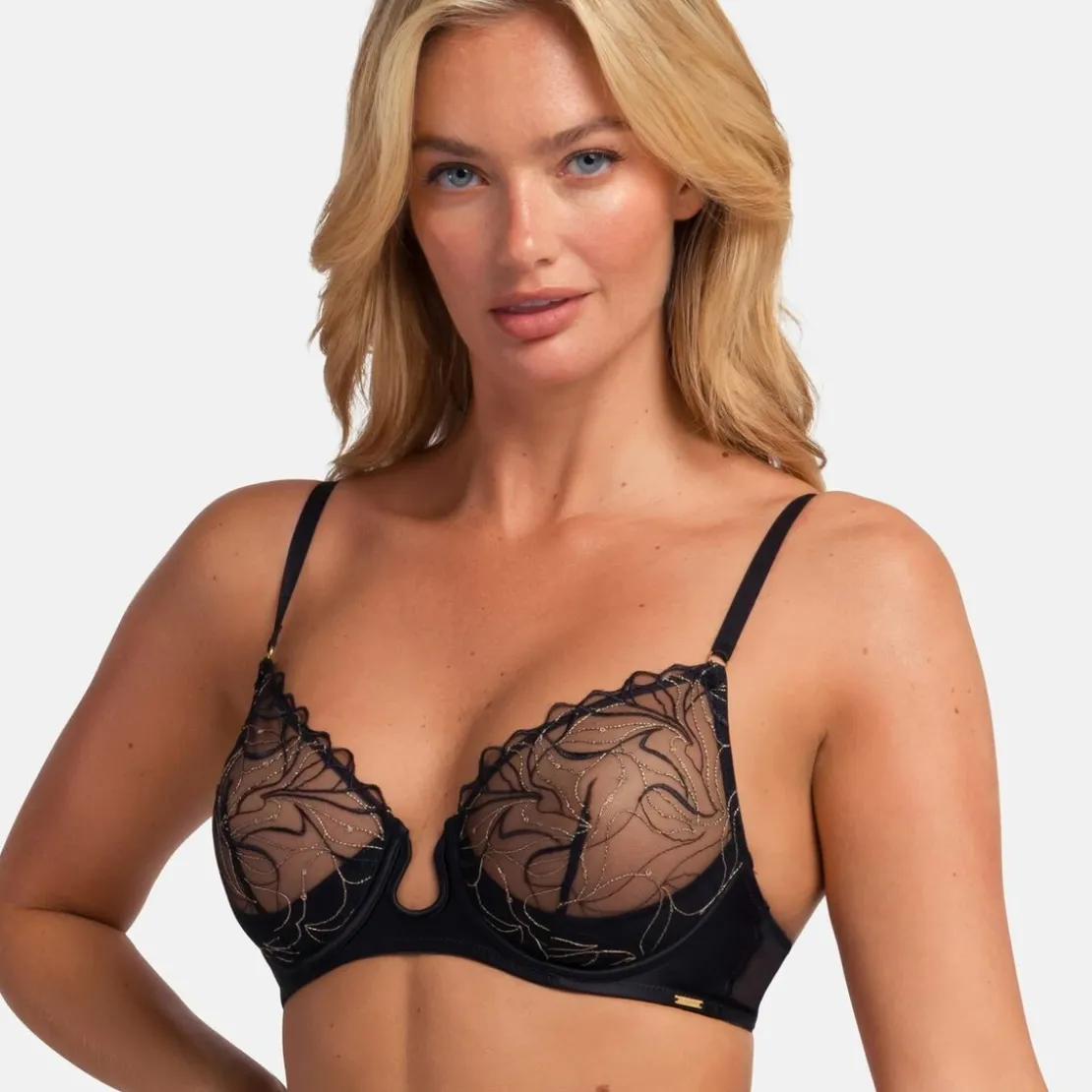 DorinaSoutien-gorge balconnet noir- AINSLEY