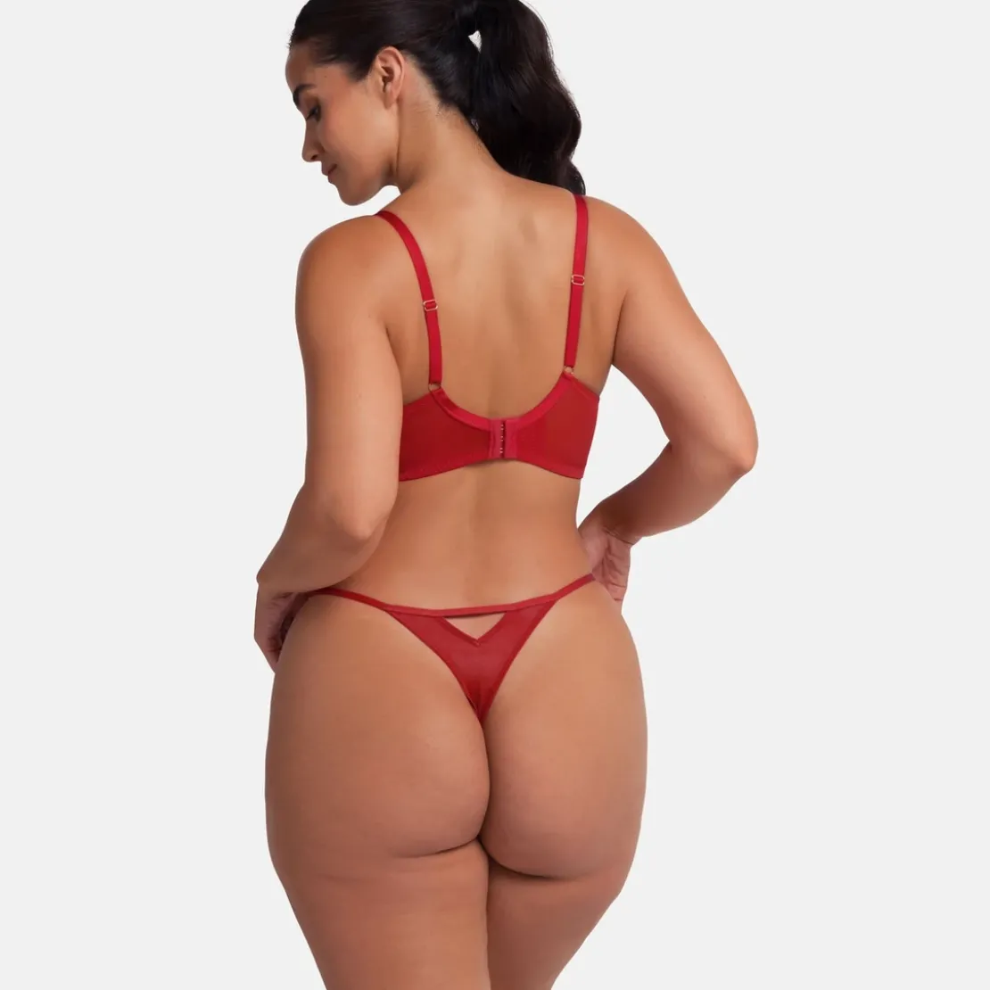 DorinaSoutien-gorge emboitant rouge- ADELINA
