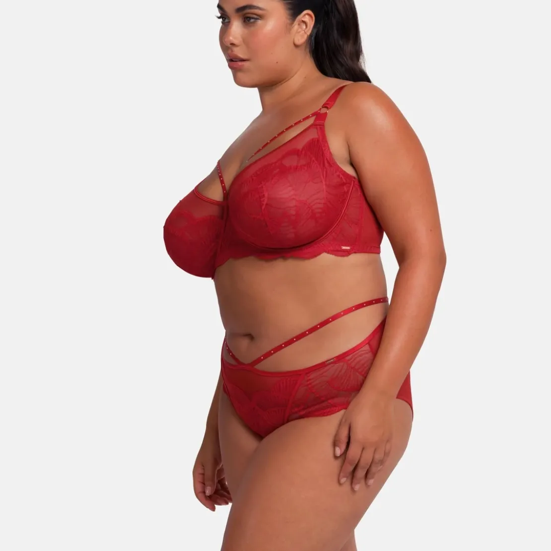 DorinaSoutien-gorge emboitant rouge- ADELINA