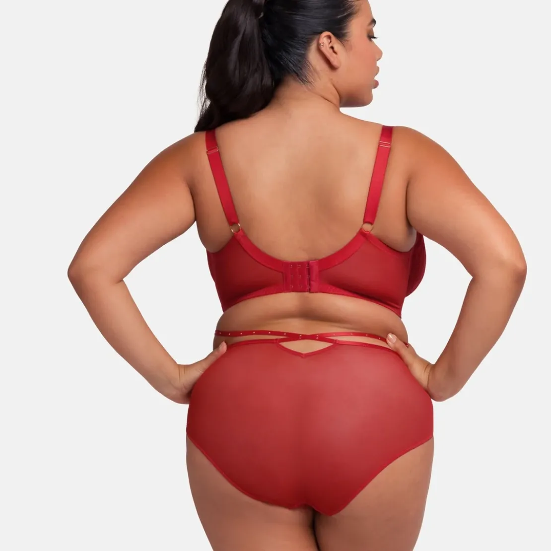 DorinaSoutien-gorge emboitant rouge- ADELINA