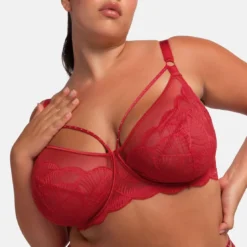 DorinaSoutien-gorge emboitant rouge- ADELINA