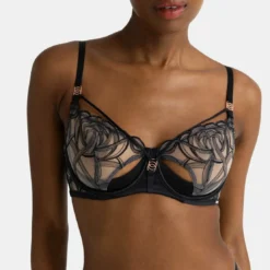 DorinaSoutien Gorge emboitant bonnet transparent - Noir - ROWAN