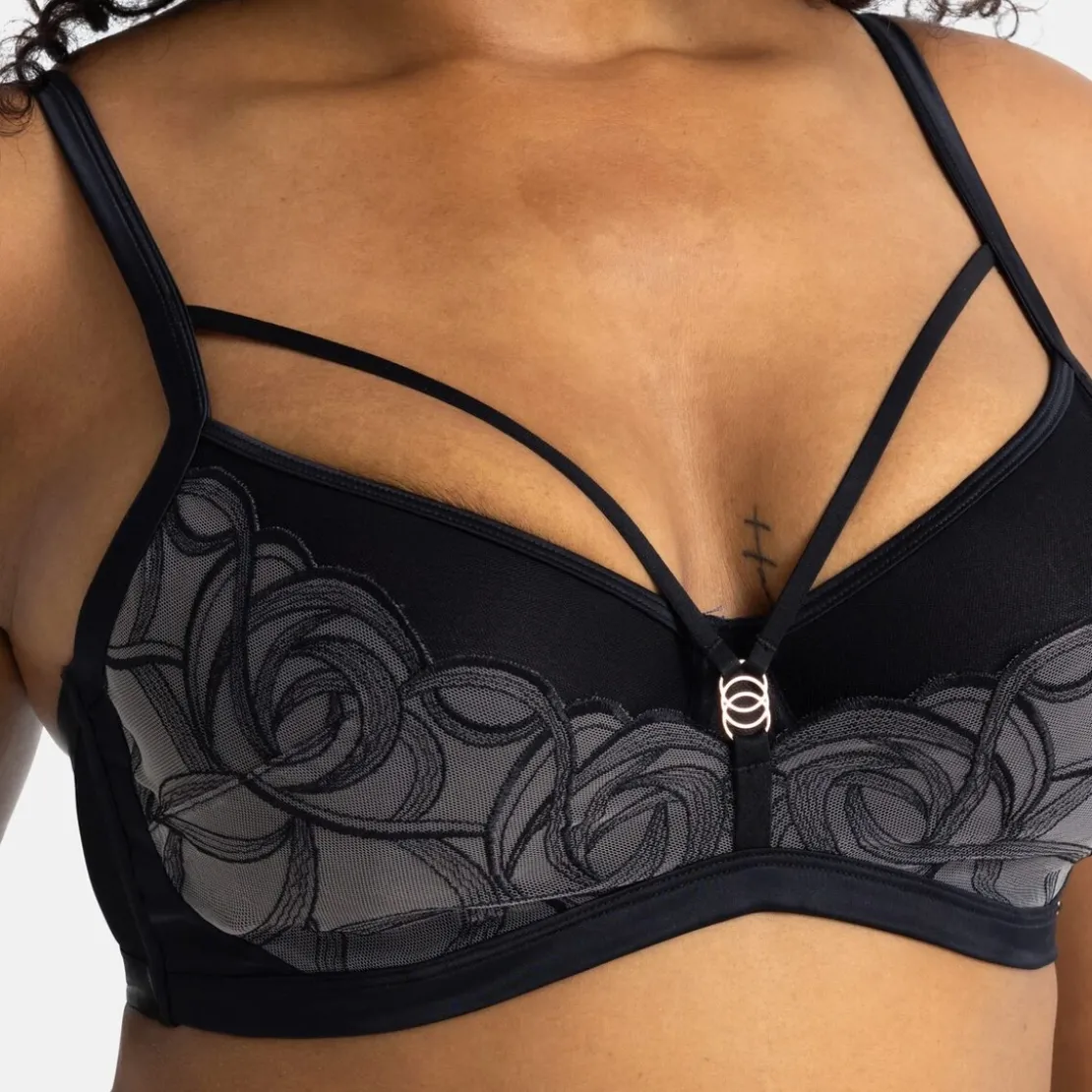 DorinaSoutien Gorge emboitant - Noir - ROWAN