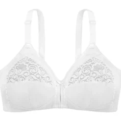 DorinaSoutien-Gorge Emboîtant sans armatures Blanc en coton - Monica