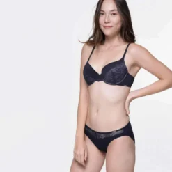 DorinaSoutien-gorge emboîtant armatures - Bleu NOEMIE en coton modal- NOEMIE