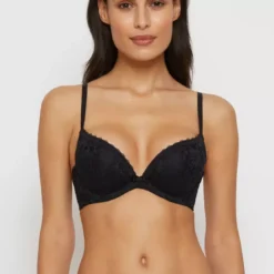 DorinaSoutien-Gorge Push-Up Noir-Blanc- Sonia