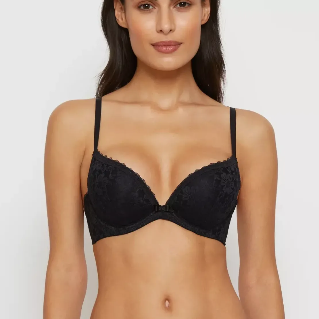 DorinaSoutien-Gorge Push-Up Noir-Blanc- Sonia