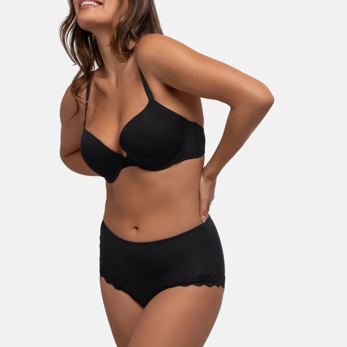 DorinaSoutien-gorge Push up noir- MICHELLE