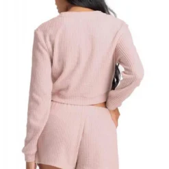 DorinaTop manches longues pyjama - Rose Dorina- WAFFLE