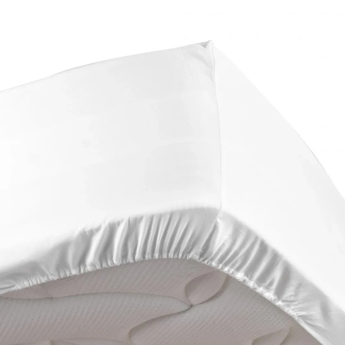 Douceur D'InterieurDrap Housse Percale Blanc